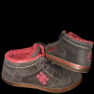 Brand Men's Black and Red Sneakers